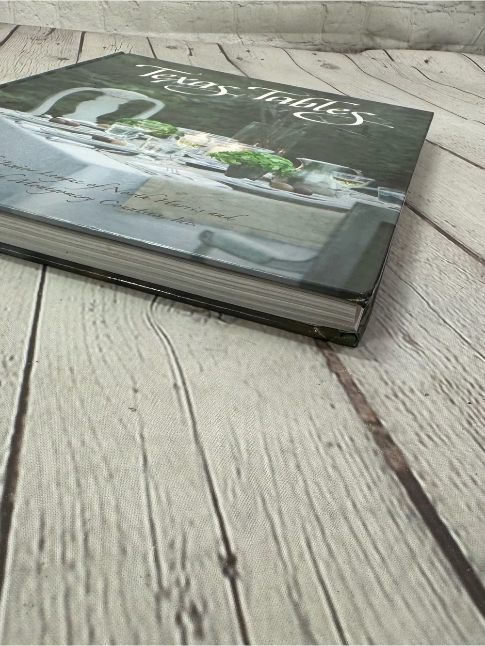 Texas Tables Hardcover Coffee Table Book - Green Cover